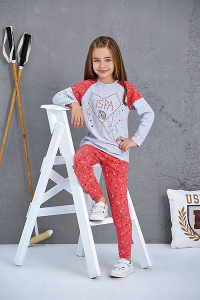 U.S. Polo Assn. Gray Kids Pajama Sets Styles Prices Trendyol Page 2