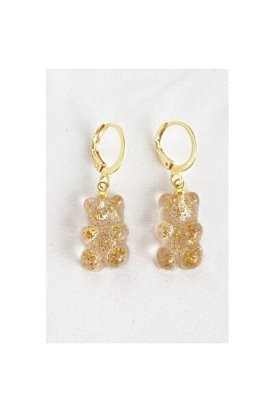 Artikel Şefaf Simli Jelibon Küpe