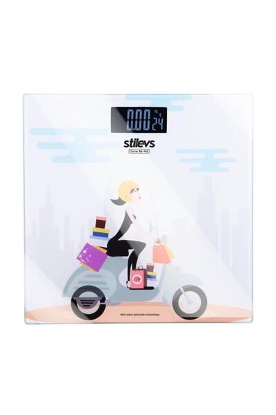 Stilevs Tartar Ba-965 Cam Banyo Baskülü - Resimli