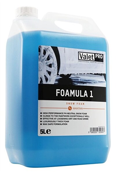 Valet Pro Foamula 1 Ph Nötr Yıkama Köpüğü 5 lt