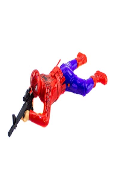 Hyd Pilli Yerde Sürünen Örümcek Aadam Spiderman Sürünen Pilli Silahlı Asker