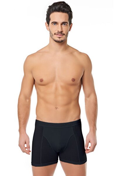 Tutku Boxer sport negru din elastan pentru bărbați, 6 bucăți