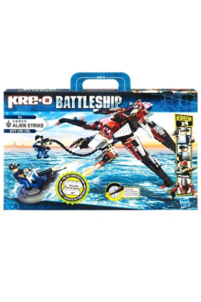 oyuncakchi Kreo Battleship Lego 277 Pieces Spaceship Figures Alien Strike