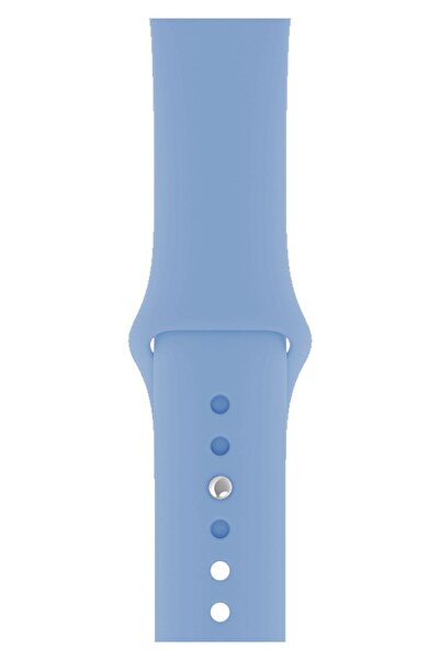 zore Watch 38/40 Mm Uyumlu Silikon Spor Kordon - Retro Mavi