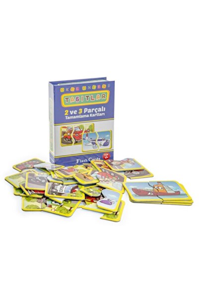 Hobialem Vehicles Completion Cards, 2 and 3 Pieces, Puzzle Set