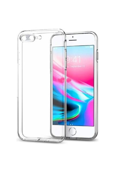 Go Aksesuar Apple Iphone 7 Plus / 8 Plus Darbe Önleyici Kamera Korumalı Şeffa...