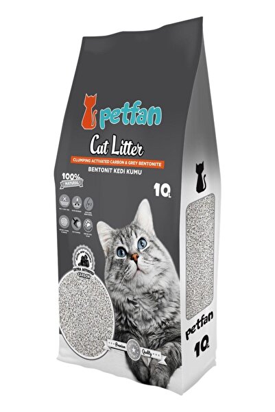 PETFAN 10l Aktif Karbonlu Bentonit Kedi Kumu