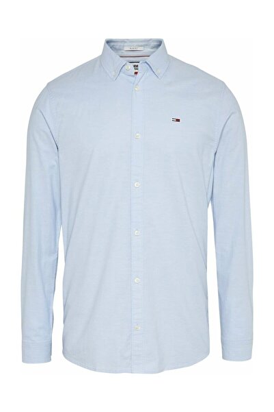 Tommy Hilfiger Erkek Mavi Gömlek Tjm Stretch Oxford Shırt DM0DM06562