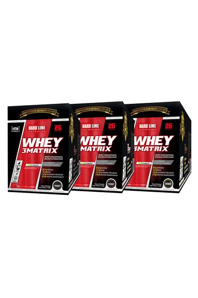 Hardline Whey 3 Matrix 30 gr X 78 Pieces (2340 gr) Mix Aroma