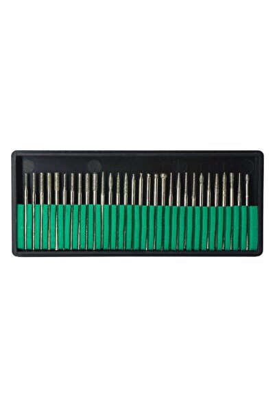 İtaly Style Rss 30 Parça Elmas Camcı Taşçı Gravür Uç Seti (a Kalite)