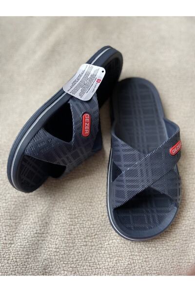 GEZER Ανδρικές παντόφλες κήπου με ελαφριά άνετη μαλακή σόλα μπάνιου