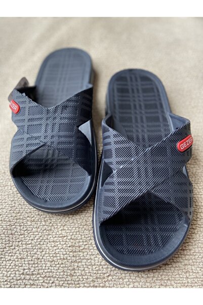 GEZER Ανδρικές παντόφλες κήπου με ελαφριά άνετη μαλακή σόλα μπάνιου