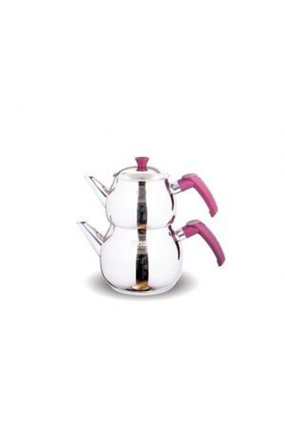 FMS Steel Teapot - Large Eco Plum