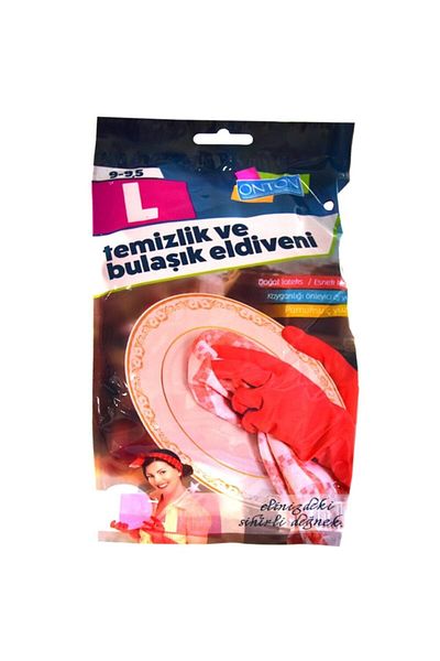 Onton Red Cleaning and Dish Gloves