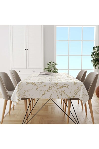 MİRELLA Washable Wipeable Stain Resistant Oilcloth Tablecloth