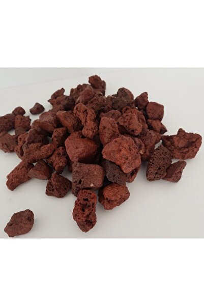 Doğalsan Tarım Iri Pomza 20 Kg 2-4 cm Kırmızı Pomza Lav Taşı Volkanik Ponza Taşı