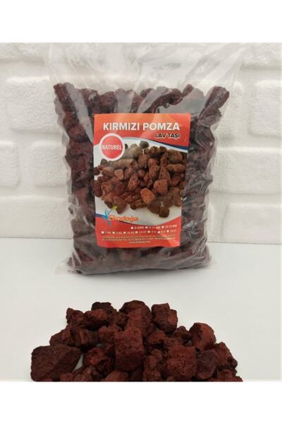 Ekodoğa Pomza 1 Kg 2-4 Cm Kırmızı Pomza Tarım Pomzası Pomza Taşı Lav Taşı Cür...