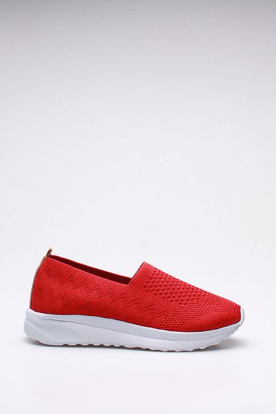 ROVIGO Women's Red Glitter Ballerinas
