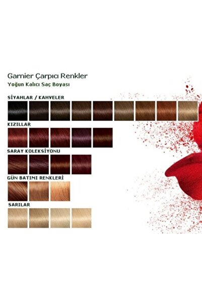 Garnier Çarpıcı Renkler Boya 8.0 Parlak Koyu Sarı 2 Adet