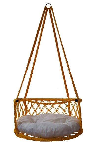 Genel Markalar 50 Lik Çocuk Salıncagı Sarı (beyaz Minderli)