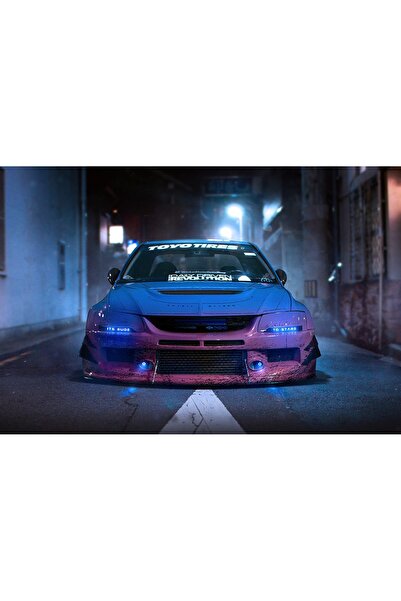 hediyeniburadabul Ρετρό Ξύλινη Αφίσα Τοίχου Αυτοκινήτου 20x30 εκ.