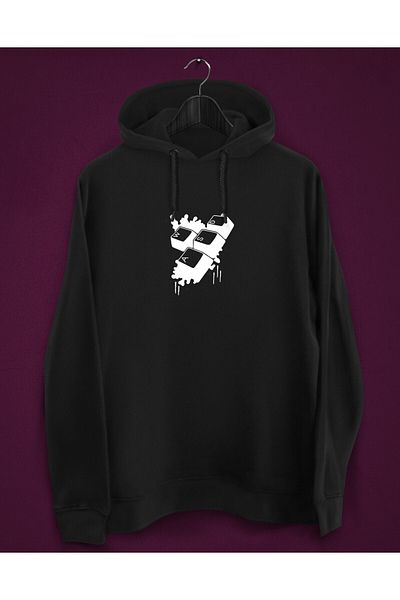 YEACHY Φούτερ με στάμπα Gamer Hooded