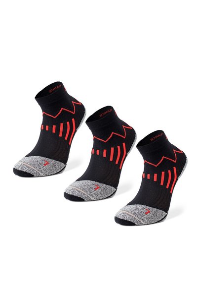 VİE ENDURANCE Unısex Uzun Mesafe Maraton Koşu Çorabı 3'lü Paket