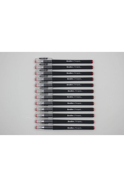 Scrikss Z7 Speed Gel Ballpoint Pen Red 0.7mm (12pcs)
