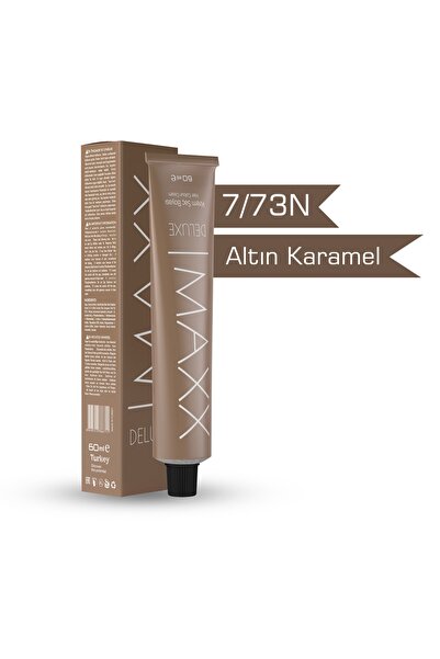 MAXX DELUXE Tüp Boya 60 ml 7.73N Altın Karamel