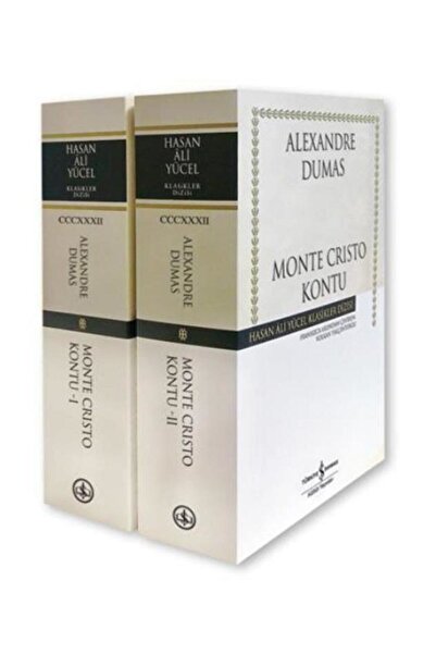TÜRKİYE İŞ BANKASI KÜLTÜR YAYINLARI Monte Cristo Kontu Hasan Ali Yücel Klasik...