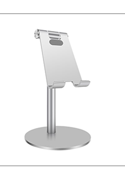 T40-3 Ayarlanabilir Ergonomik Telefon Tablet Standı Silver