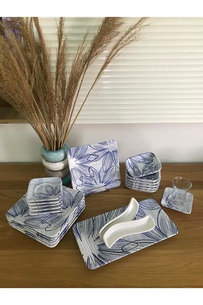 Keramika 27 Piece Sierra Breakfast Set for 6 People