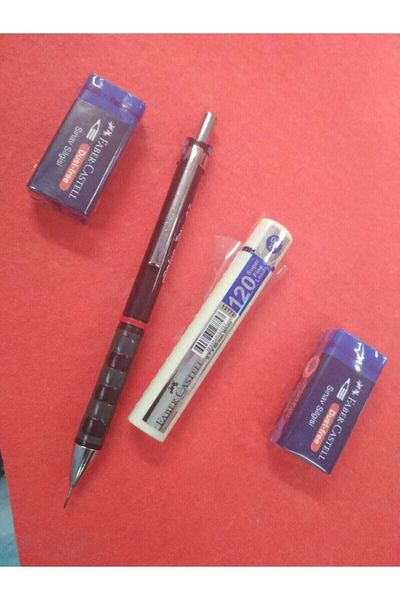 MADNEESHALİL Rotring 0,7 Set Tip Pen Claret Red Color