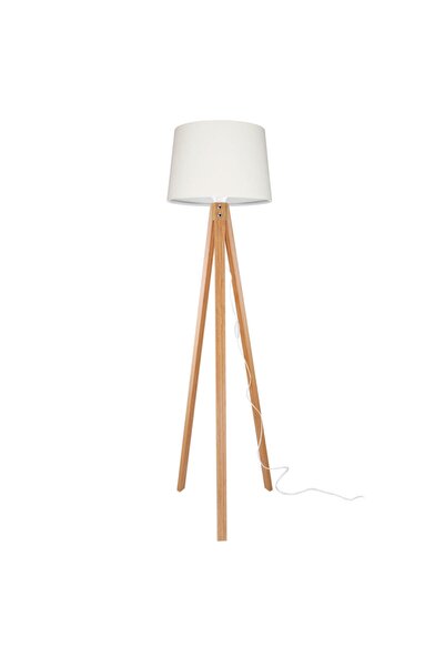 Modelight Deko Lambader Bambu Ayak / Krem Şapka