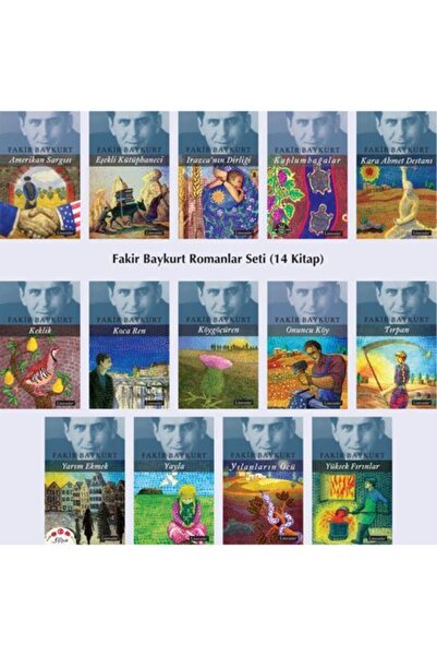 Literatür Yayıncılık Fakir Baykurt Romanları Seti - 14 Kitap Takım