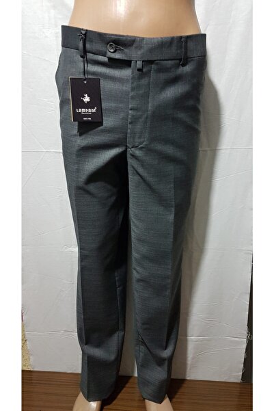 LAMPART Erkek Koyu Gri Filafil Kumaş Pantolon