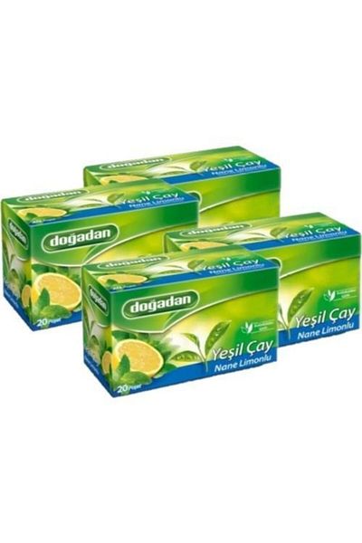 Doğadan Green Tea Mint Lemon Blend 4 Boxes