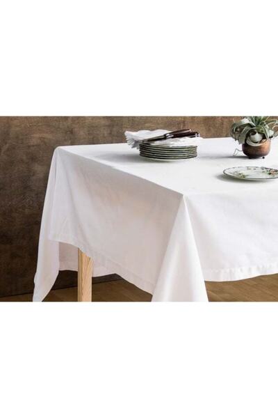 PİKKO HOME Față de masă din in ecru 145*220 cm