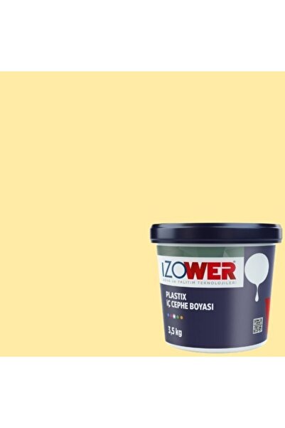 izower Ipeksi Mat Silikonlu Iç Cephe Boyası ( Silinebilir ) - Krem 10 ( 3.5 Kg )
