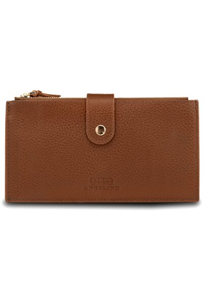 OttoAngelino Taba Справжня шкіра 2-секційний двостворчатий гаманець OT347