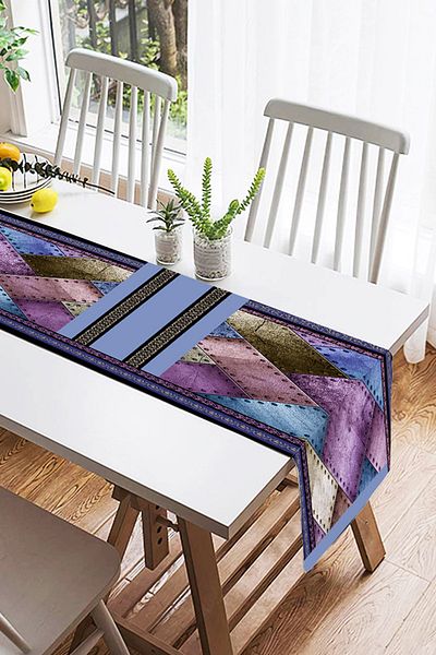 Realhomes Alerg din piele intoarsa cu design special cu motiv geometric modern