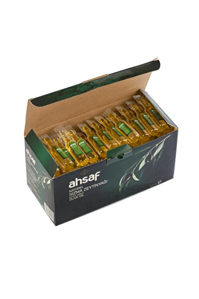 Ahsaf Natürel Sızma Zeytinyağı 10 ml Tek Kullanımlık (100'LÜ EKONOMİK PAKET)