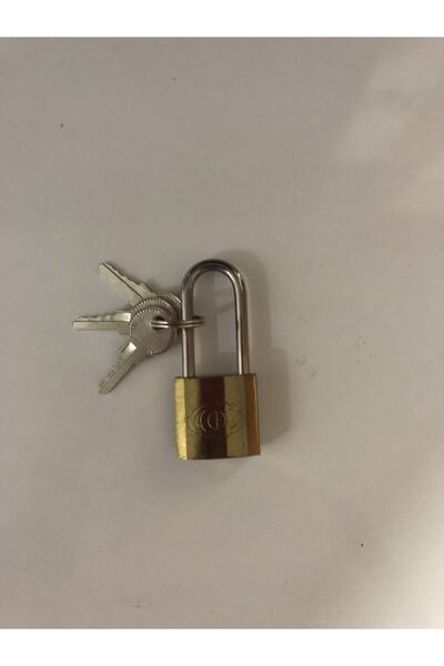 TRI-MOON Sarı Kancalı   Asma Kilit  25mm