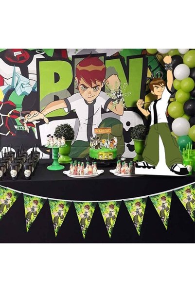 Partioutlet Ben 10 Masa Üstü Ayaklı Pano 20 X 45 Cm