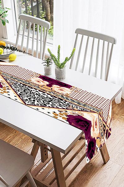 Realhomes Μοντέρνο Suede Runner με ψηφιακή εκτύπωση ειδικής σχεδίασης
