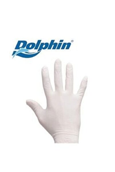 Dolphin Pudralı Lateks Muayene Eldiveni S Beden
