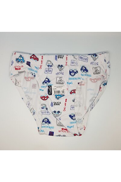 Tutku Παιδικό εσώρουχο με εμπριμέ ελαστάν με μικτό σχέδιο 255 Συσκευασία των 6