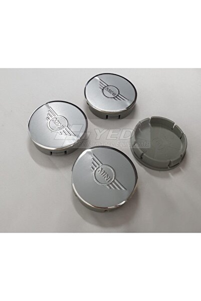 DURU DORUK Jant Göbeği Mini Cooper 65/60 60mm Yuva 4'lü Set Silver