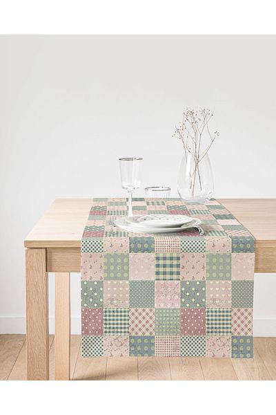 Realhomes Runner modern din piele intoarsa cu imprimare digitala cu design special