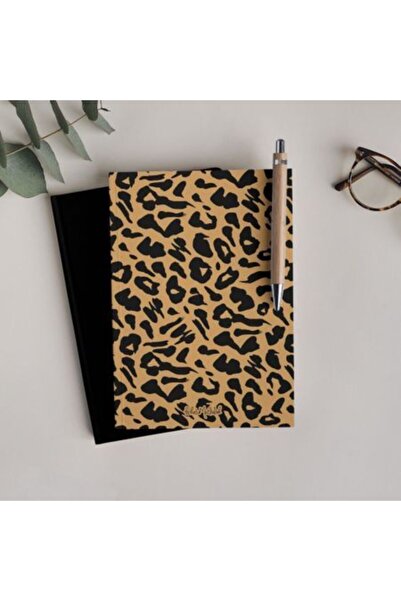 Bikutumutluluk Hediyelik - Çizgisiz Defter Serisi - N012 Leopar Defter